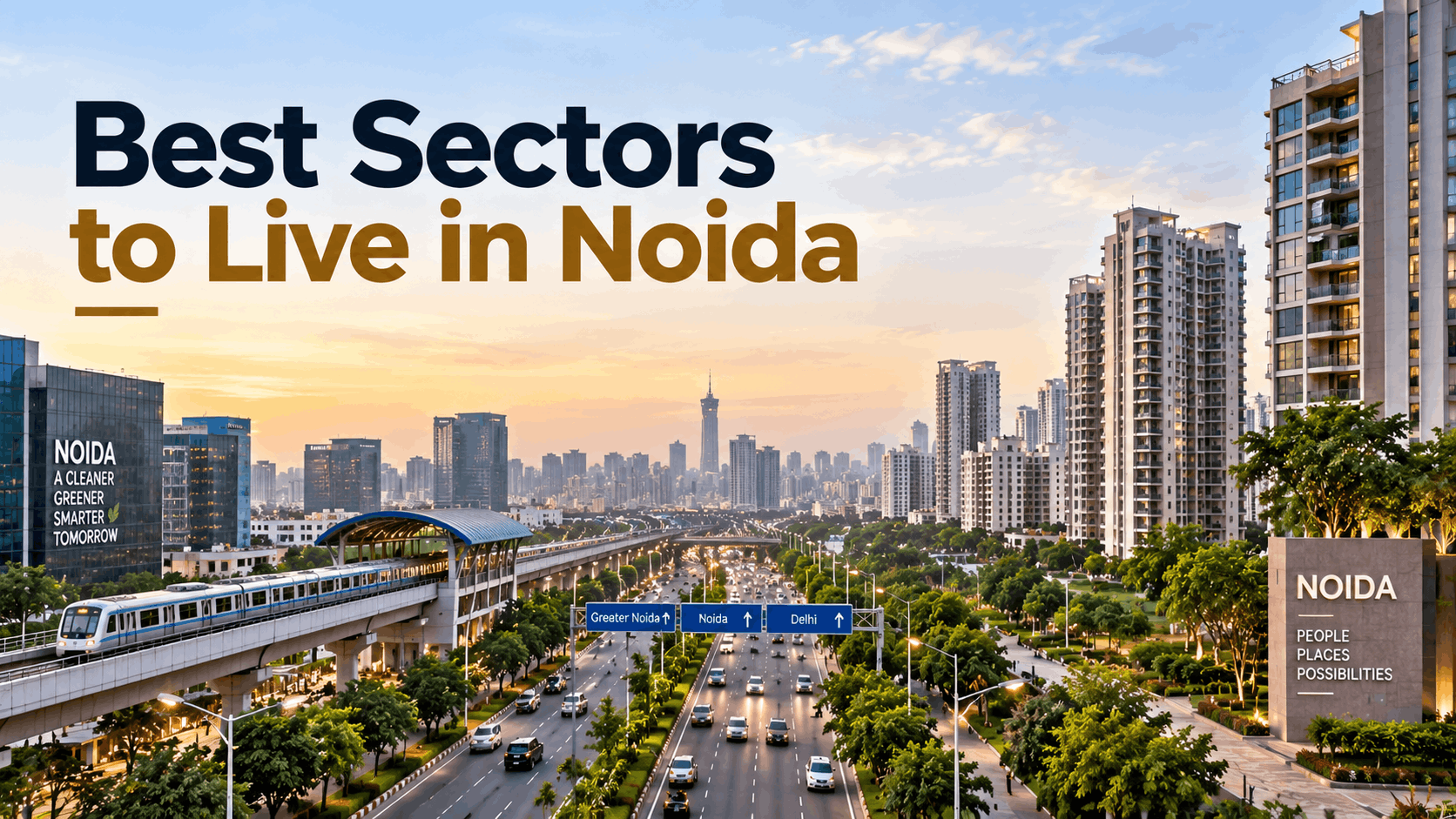 Best Sectors to Live in Noida (2026): A Data-Driven Comparative Guide