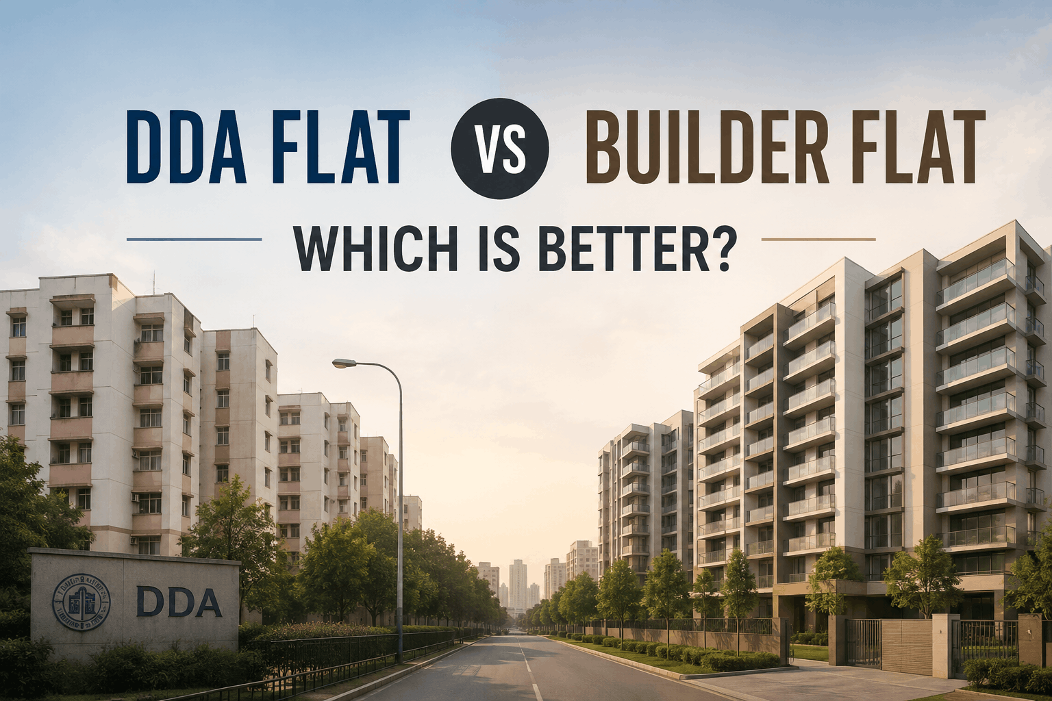 DDA vs Builder Flats in Delhi NCR: The Ultimate 2026 Investment Blueprint