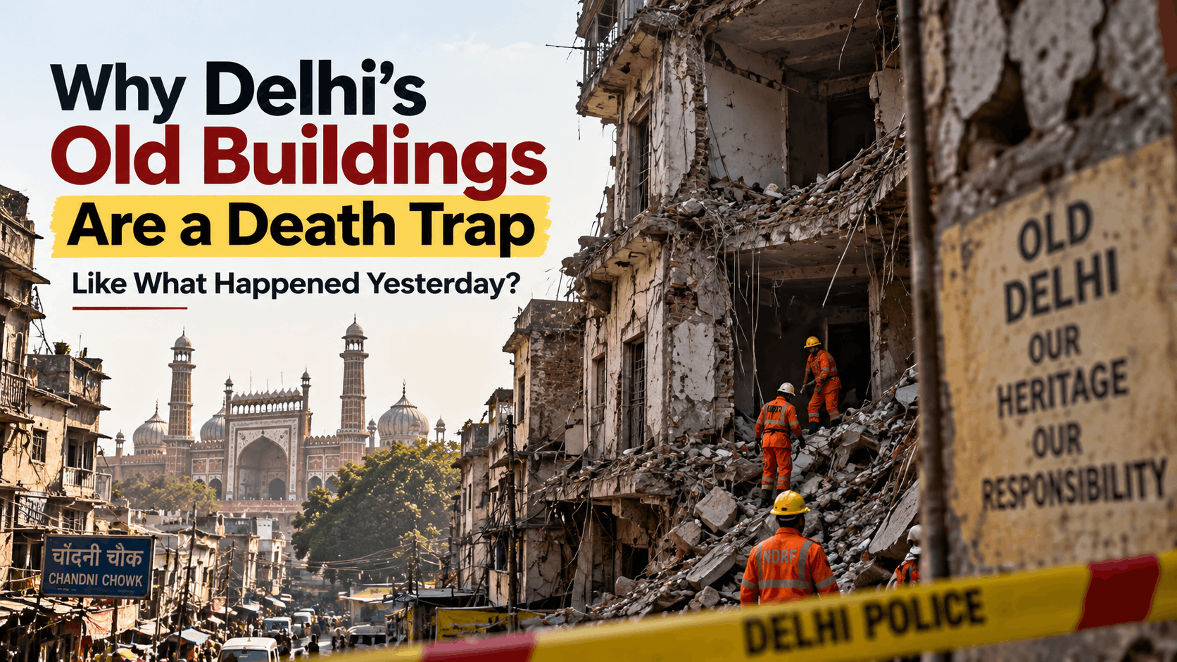 Delhi’s Structural Crisis: The Real Estate Reality Behind the Satya Niketan Collapse