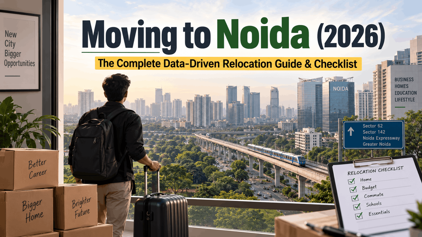 Moving to Noida (2026): The Complete Data-Driven Relocation & Investment Guide